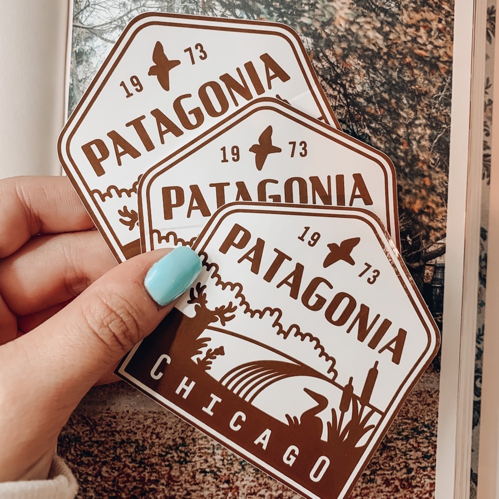 Patagonia 1973 Sticker- Chicago